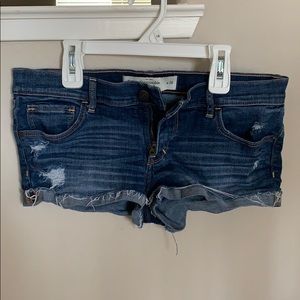 Dark wash Jean shorts